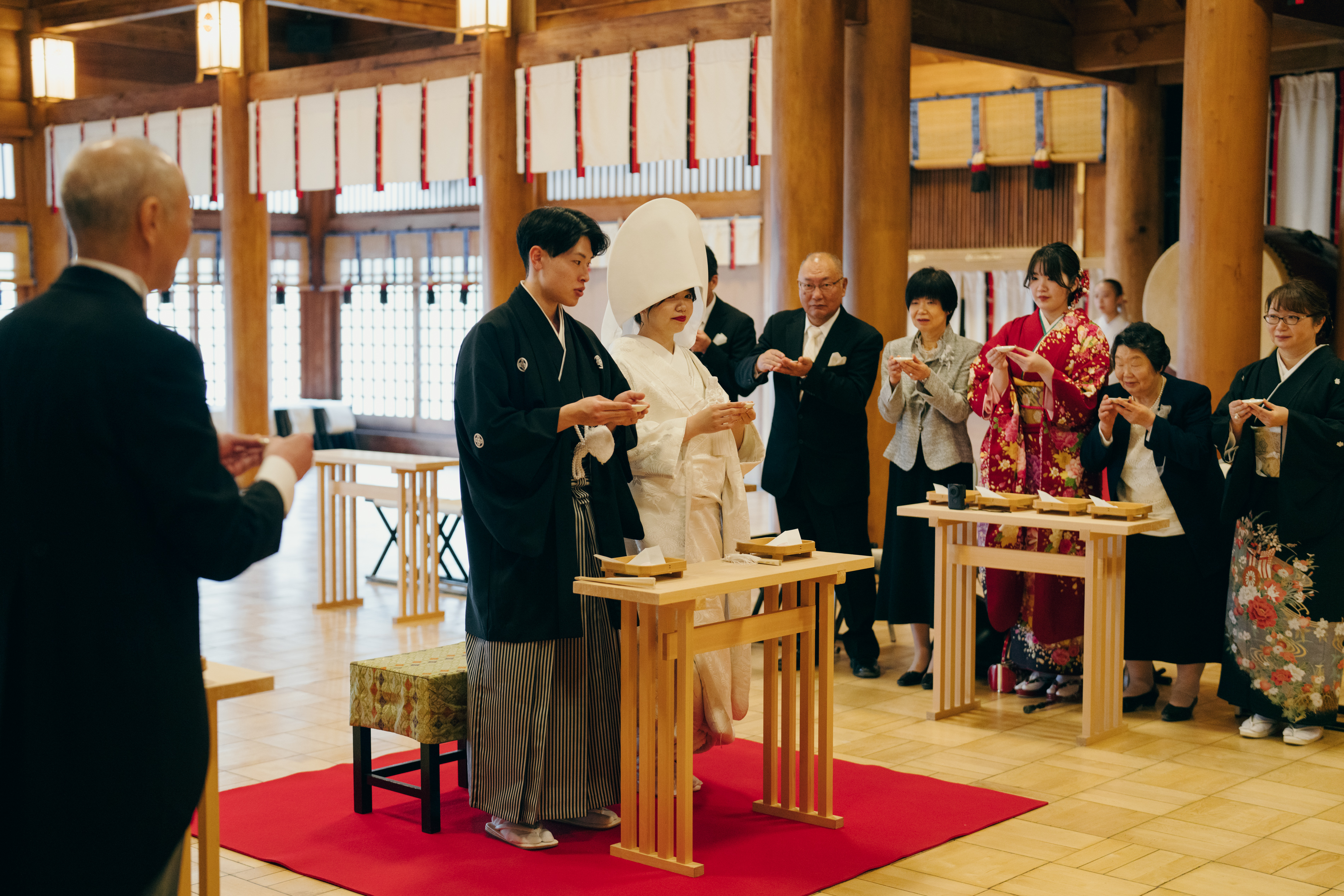 【ウェディングレポート】新緑の季節に北海道神宮での和装神前式♪
